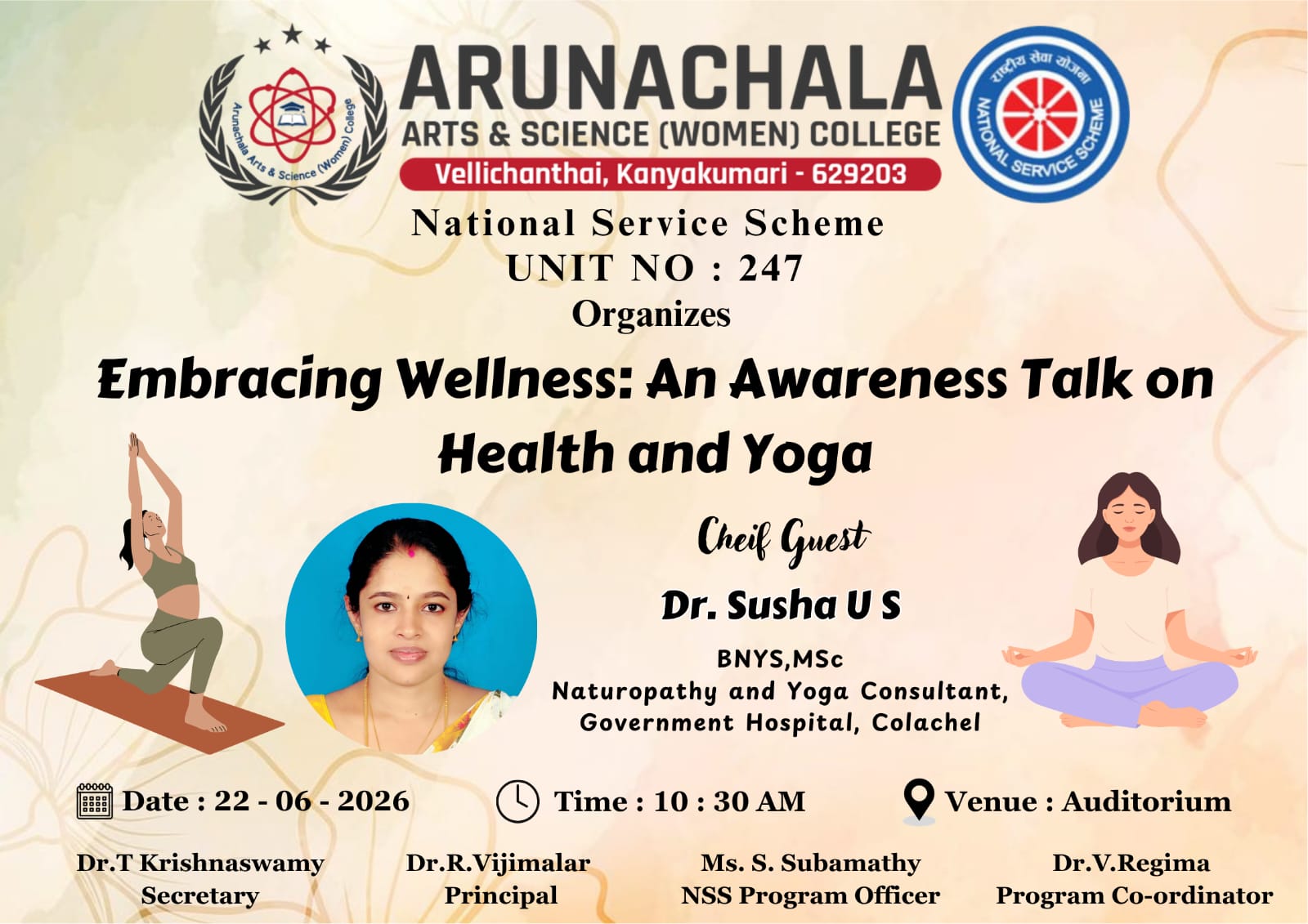 🧘‍♀️ Embracing Wellness: An Awareness Talk on Health and Yoga 🌿